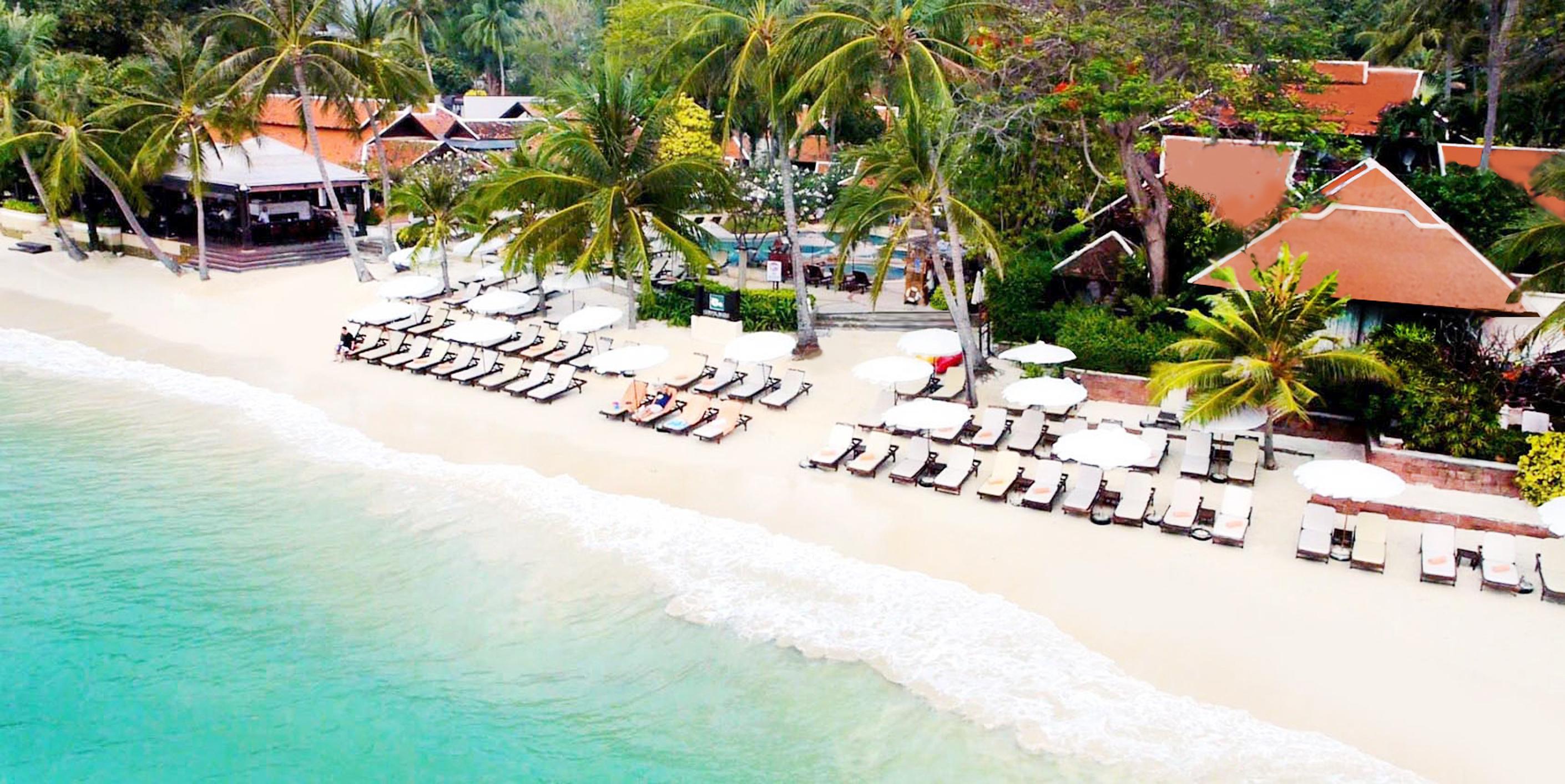 Chaweng Regent Beach Resort Extérieur photo The beach at the resort