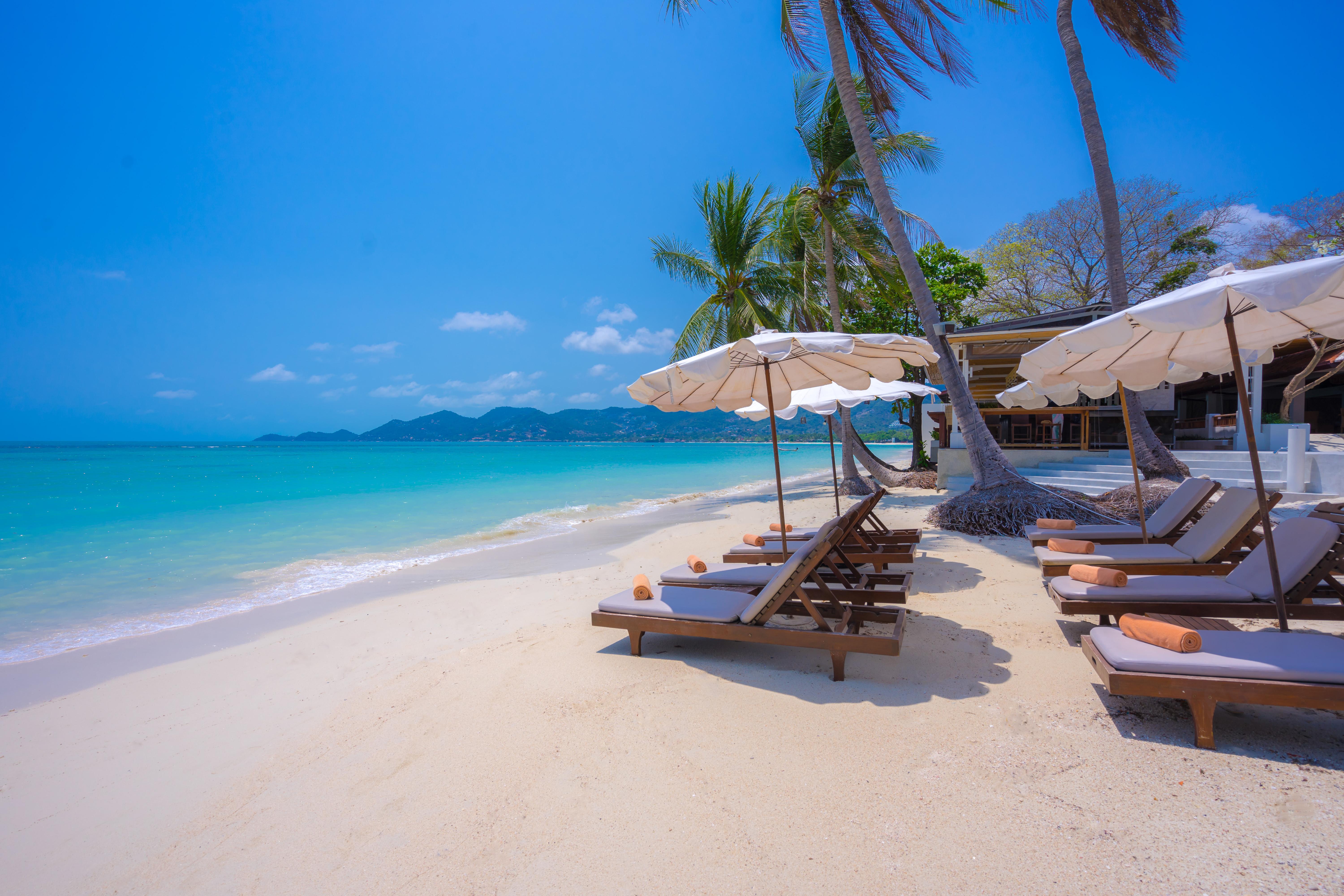 Chaweng Regent Beach Resort Extérieur photo Beach at the resort