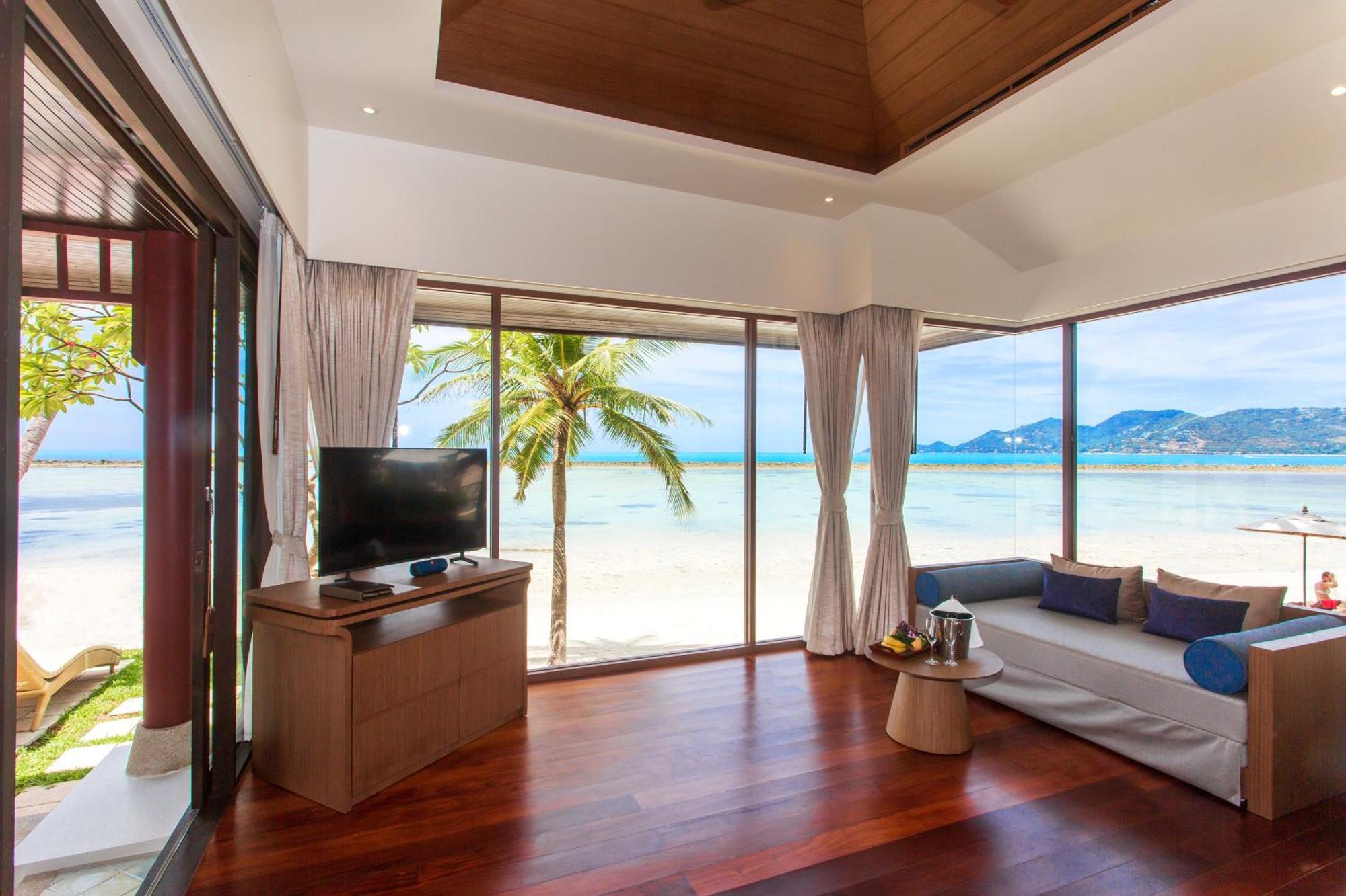Chaweng Regent Beach Resort Extérieur photo Living room of a beachfront pool villa
